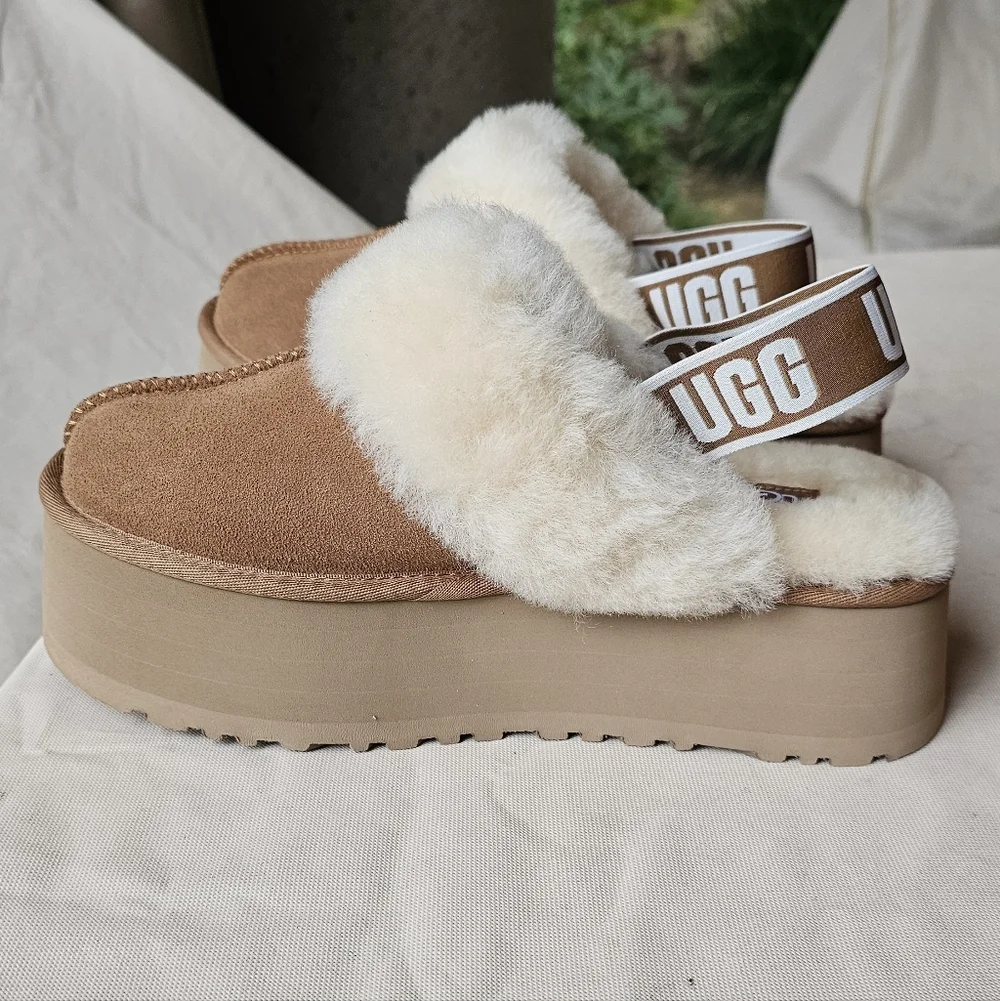 UGG - FUNKETTE PLATFORM - Chesnut - US 10 - BNIB - Picture 5 of 8